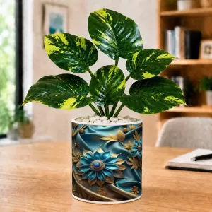 Artificial Tree Ceramic Photo Pot With White Stones 3x4 Inch (F164727) Artificial Tree Ceramic Photo Pot With White Stones 3x4 Inch (F164727)