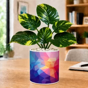 Artificial Tree Ceramic Photo Pot With White Stones 3x4 Inch (F164761) Artificial Tree Ceramic Photo Pot With White Stones 3x4 Inch (F164761)