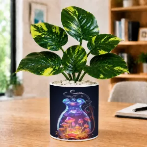 Artificial Tree Ceramic Photo Pot With White Stones 3x4 Inch (F164765) Artificial Tree Ceramic Photo Pot With White Stones 3x4 Inch (F164765)