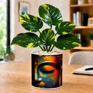 Artificial Tree Ceramic Photo Pot With White Stones 3x4 Inch (F164771) Artificial Tree Ceramic Photo Pot With White Stones 3x4 Inch (F164771)