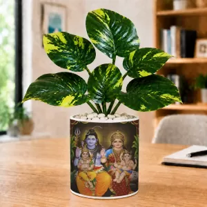 Artificial Tree Ceramic Photo Pot With White Stones 3x4 Inch (F164862) Artificial Tree Ceramic Photo Pot With White Stones 3x4 Inch (F164862)