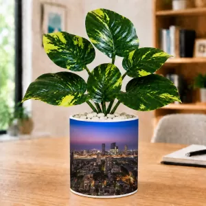 Artificial Tree Ceramic Photo Pot With White Stones 3x4 Inch (F164888) Artificial Tree Ceramic Photo Pot With White Stones 3x4 Inch (F164888)