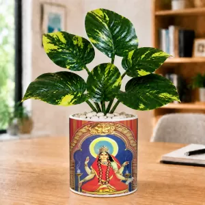Artificial Tree Ceramic Photo Pot With White Stones 3x4 Inch (F164911) Artificial Tree Ceramic Photo Pot With White Stones 3x4 Inch (F164911)