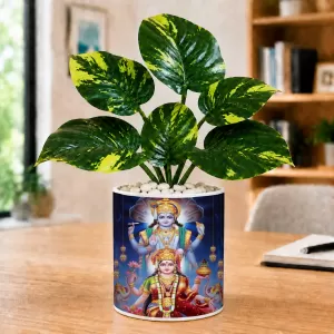 Artificial Tree Ceramic Photo Pot With White Stones 3x4 Inch (F164935) Artificial Tree Ceramic Photo Pot With White Stones 3x4 Inch (F164935)