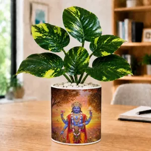 Artificial Tree Ceramic Photo Pot With White Stones 3x4 Inch (F164938) Artificial Tree Ceramic Photo Pot With White Stones 3x4 Inch (F164938)