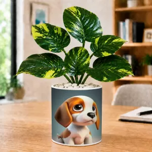 Artificial Tree Ceramic Photo Pot With White Stones 3x4 Inch (F164948) Artificial Tree Ceramic Photo Pot With White Stones 3x4 Inch (F164948)