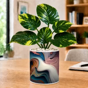 Artificial Tree Ceramic Photo Pot With White Stones 3x4 Inch (F164956) Artificial Tree Ceramic Photo Pot With White Stones 3x4 Inch (F164956)