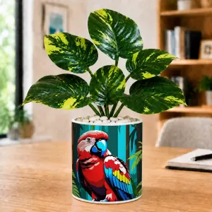 Artificial Tree Ceramic Photo Pot With White Stones 3x4 Inch (F164967) Artificial Tree Ceramic Photo Pot With White Stones 3x4 Inch (F164967)
