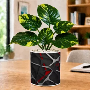 Artificial Tree Ceramic Photo Pot With White Stones 3x4 Inch (F164972) Artificial Tree Ceramic Photo Pot With White Stones 3x4 Inch (F164972)