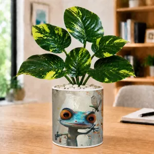 Artificial Tree Ceramic Photo Pot With White Stones 3x4 Inch (F164990) Artificial Tree Ceramic Photo Pot With White Stones 3x4 Inch (F164990)
