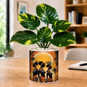 Artificial Tree Ceramic Photo Pot With White Stones 3x4 Inch (F164998) Artificial Tree Ceramic Photo Pot With White Stones 3x4 Inch (F164998)