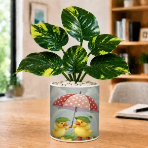 Artificial Tree Ceramic Photo Pot With White Stones 3x4 Inch (F165019) Artificial Tree Ceramic Photo Pot With White Stones 3x4 Inch (F165019)