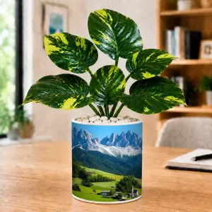 Artificial Tree Ceramic Photo Pot With White Stones 3x4 Inch (F165029) Artificial Tree Ceramic Photo Pot With White Stones 3x4 Inch (F165029)
