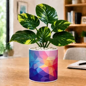 Artificial Tree Ceramic Photo Pot With White Stones 3x4 Inch (F165041) Artificial Tree Ceramic Photo Pot With White Stones 3x4 Inch (F165041)