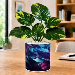 Artificial Tree Ceramic Photo Pot With White Stones 3x4 Inch (F165042) Artificial Tree Ceramic Photo Pot With White Stones 3x4 Inch (F165042)