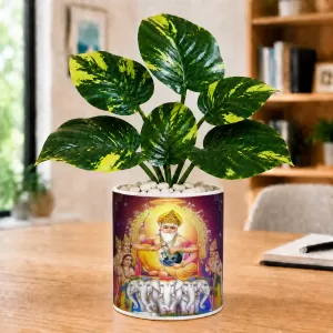 Artificial Tree Ceramic Photo Pot With White Stones 3x4 Inch (F165044) Artificial Tree Ceramic Photo Pot With White Stones 3x4 Inch (F165044)