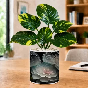 Artificial Tree Ceramic Photo Pot With White Stones 3x4 Inch (F165060) Artificial Tree Ceramic Photo Pot With White Stones 3x4 Inch (F165060)