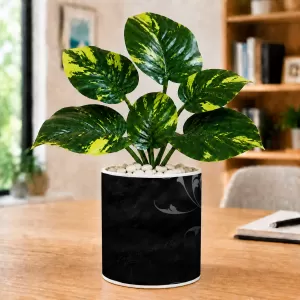 Artificial Tree Ceramic Photo Pot With White Stones 3x4 Inch (F165073) Artificial Tree Ceramic Photo Pot With White Stones 3x4 Inch (F165073)