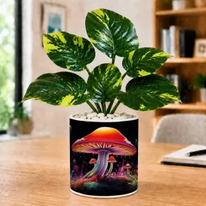 Artificial Tree Ceramic Photo Pot With White Stones 3x4 Inch (F165089) Artificial Tree Ceramic Photo Pot With White Stones 3x4 Inch (F165089)