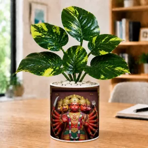 Artificial Tree Ceramic Photo Pot With White Stones 3x4 Inch (F165113) Artificial Tree Ceramic Photo Pot With White Stones 3x4 Inch (F165113)
