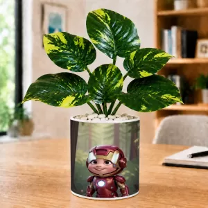Artificial Tree Ceramic Photo Pot With White Stones 3x4 Inch (F165140) Artificial Tree Ceramic Photo Pot With White Stones 3x4 Inch (F165140)