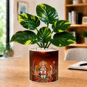 Artificial Tree Ceramic Photo Pot With White Stones 3x4 Inch (F165150) Artificial Tree Ceramic Photo Pot With White Stones 3x4 Inch (F165150)