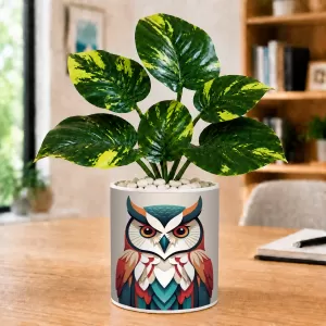 Artificial Tree Ceramic Photo Pot With White Stones 3x4 Inch (F165157) Artificial Tree Ceramic Photo Pot With White Stones 3x4 Inch (F165157)