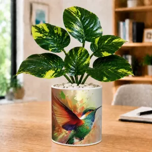 Artificial Tree Ceramic Photo Pot With White Stones 3x4 Inch (F165160) Artificial Tree Ceramic Photo Pot With White Stones 3x4 Inch (F165160)