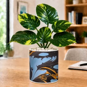 Artificial Tree Ceramic Photo Pot With White Stones 3x4 Inch (F165208) Artificial Tree Ceramic Photo Pot With White Stones 3x4 Inch (F165208)