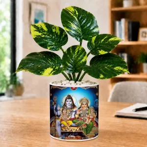 Artificial Tree Ceramic Photo Pot With White Stones 3x4 Inch (F165265) Artificial Tree Ceramic Photo Pot With White Stones 3x4 Inch (F165265)