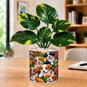 Artificial Tree Ceramic Photo Pot With White Stones 3x4 Inch (F165282) Artificial Tree Ceramic Photo Pot With White Stones 3x4 Inch (F165282)