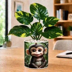 Artificial Tree Ceramic Photo Pot With White Stones 3x4 Inch (F165302) Artificial Tree Ceramic Photo Pot With White Stones 3x4 Inch (F165302)