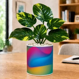 Artificial Tree Ceramic Photo Pot With White Stones 3x4 Inch (F165317) Artificial Tree Ceramic Photo Pot With White Stones 3x4 Inch (F165317)
