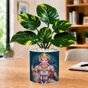Artificial Tree Ceramic Photo Pot With White Stones 3x4 Inch (F165371) Artificial Tree Ceramic Photo Pot With White Stones 3x4 Inch (F165371)
