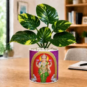 Artificial Tree Ceramic Photo Pot With White Stones 3x4 Inch (F165376) Artificial Tree Ceramic Photo Pot With White Stones 3x4 Inch (F165376)