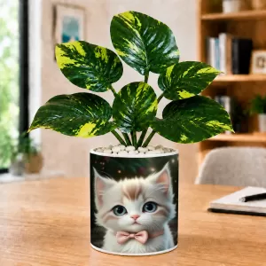 Artificial Tree Ceramic Photo Pot With White Stones 3x4 Inch (F165393) Artificial Tree Ceramic Photo Pot With White Stones 3x4 Inch (F165393)