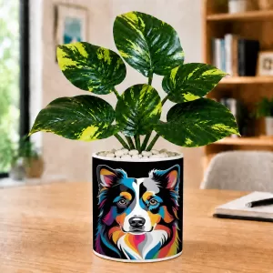 Artificial Tree Ceramic Photo Pot With White Stones 3x4 Inch (F165401) Artificial Tree Ceramic Photo Pot With White Stones 3x4 Inch (F165401)