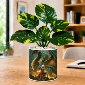 Artificial Tree Ceramic Photo Pot With White Stones 3x4 Inch (F165407) Artificial Tree Ceramic Photo Pot With White Stones 3x4 Inch (F165407)