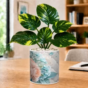 Artificial Tree Ceramic Photo Pot With White Stones 3x4 Inch (F165410) Artificial Tree Ceramic Photo Pot With White Stones 3x4 Inch (F165410)