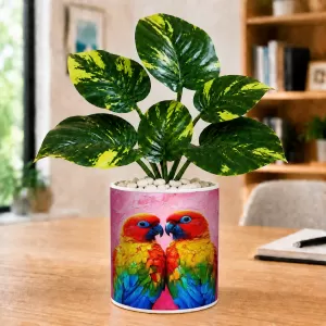 Artificial Tree Ceramic Photo Pot With White Stones 3x4 Inch (F165419) Artificial Tree Ceramic Photo Pot With White Stones 3x4 Inch (F165419)