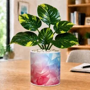 Artificial Tree Ceramic Photo Pot With White Stones 3x4 Inch (F165425) Artificial Tree Ceramic Photo Pot With White Stones 3x4 Inch (F165425)