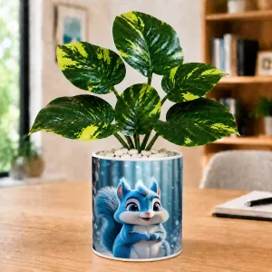 Artificial Tree Ceramic Photo Pot With White Stones 3x4 Inch (F165451) Artificial Tree Ceramic Photo Pot With White Stones 3x4 Inch (F165451)