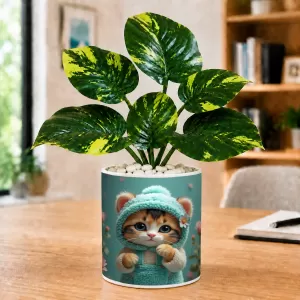 Artificial Tree Ceramic Photo Pot With White Stones 3x4 Inch (F165487) Artificial Tree Ceramic Photo Pot With White Stones 3x4 Inch (F165487)