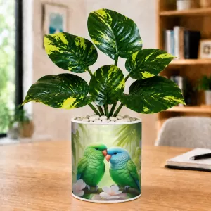 Artificial Tree Ceramic Photo Pot With White Stones 3x4 Inch (F165489) Artificial Tree Ceramic Photo Pot With White Stones 3x4 Inch (F165489)