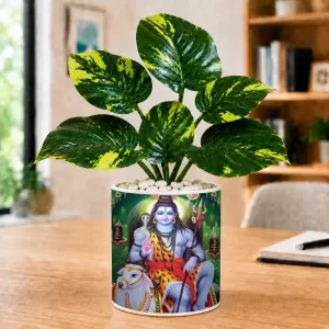 Artificial Tree Ceramic Photo Pot With White Stones 3x4 Inch (F165511) Artificial Tree Ceramic Photo Pot With White Stones 3x4 Inch (F165511)