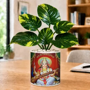 Artificial Tree Ceramic Photo Pot With White Stones 3x4 Inch (F165548) Artificial Tree Ceramic Photo Pot With White Stones 3x4 Inch (F165548)