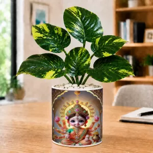 Artificial Tree Ceramic Photo Pot With White Stones 3x4 Inch (F165600) Artificial Tree Ceramic Photo Pot With White Stones 3x4 Inch (F165600)