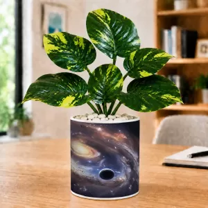 Artificial Tree Ceramic Photo Pot With White Stones 3x4 Inch (F165614) Artificial Tree Ceramic Photo Pot With White Stones 3x4 Inch (F165614)
