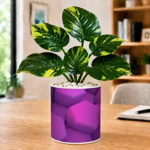 Artificial Tree Ceramic Photo Pot With White Stones 3x4 Inch (F165631) Artificial Tree Ceramic Photo Pot With White Stones 3x4 Inch (F165631)
