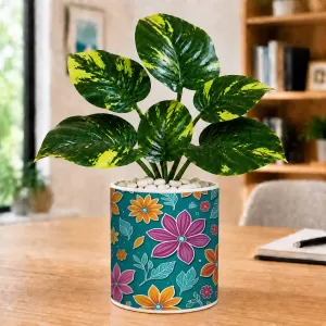 Artificial Tree Ceramic Photo Pot With White Stones 3x4 Inch (F165673) Artificial Tree Ceramic Photo Pot With White Stones 3x4 Inch (F165673)